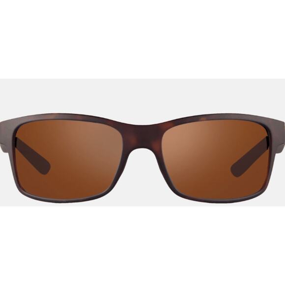 New Revo Men's 100% Polarized UV Protection Crawler sunglasses, Matte Tortoise - Picture 1 of 6